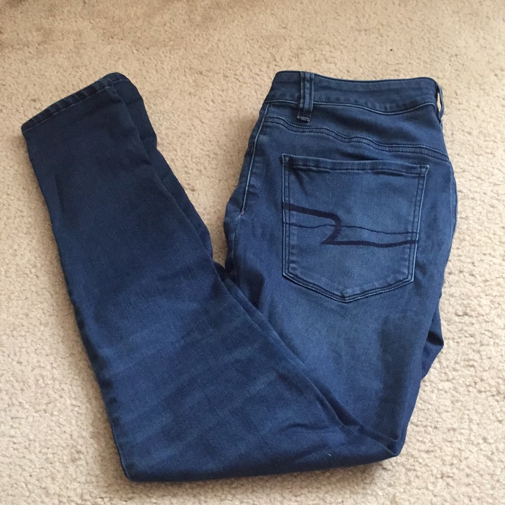 Blue wash American Eagle jegging